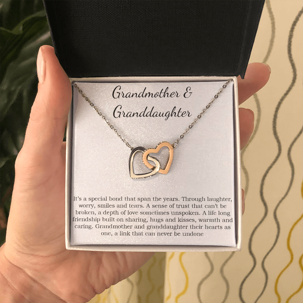 Grandmother & Granddaughter Necklace, Grandma Gift, Grandma Birthday Gift
