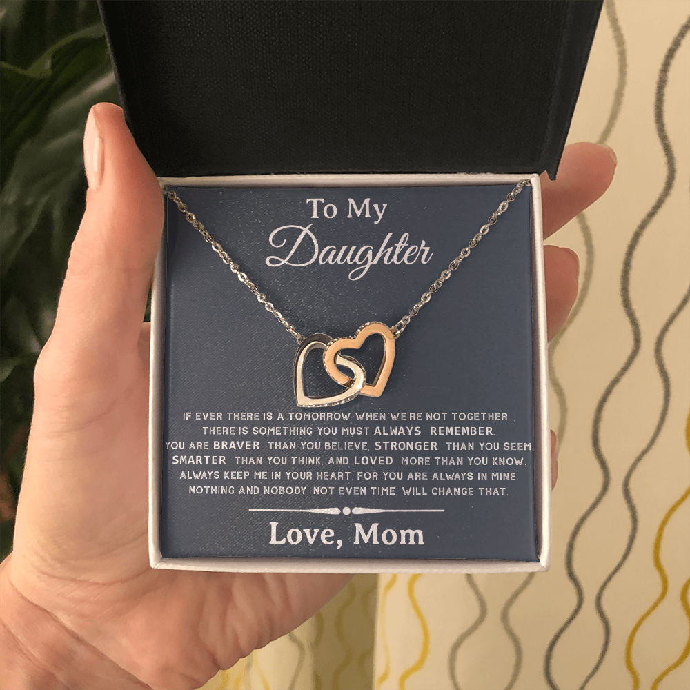 To My Daughter Necklace, Daughters Birthday, Gift For Daughter From Mom