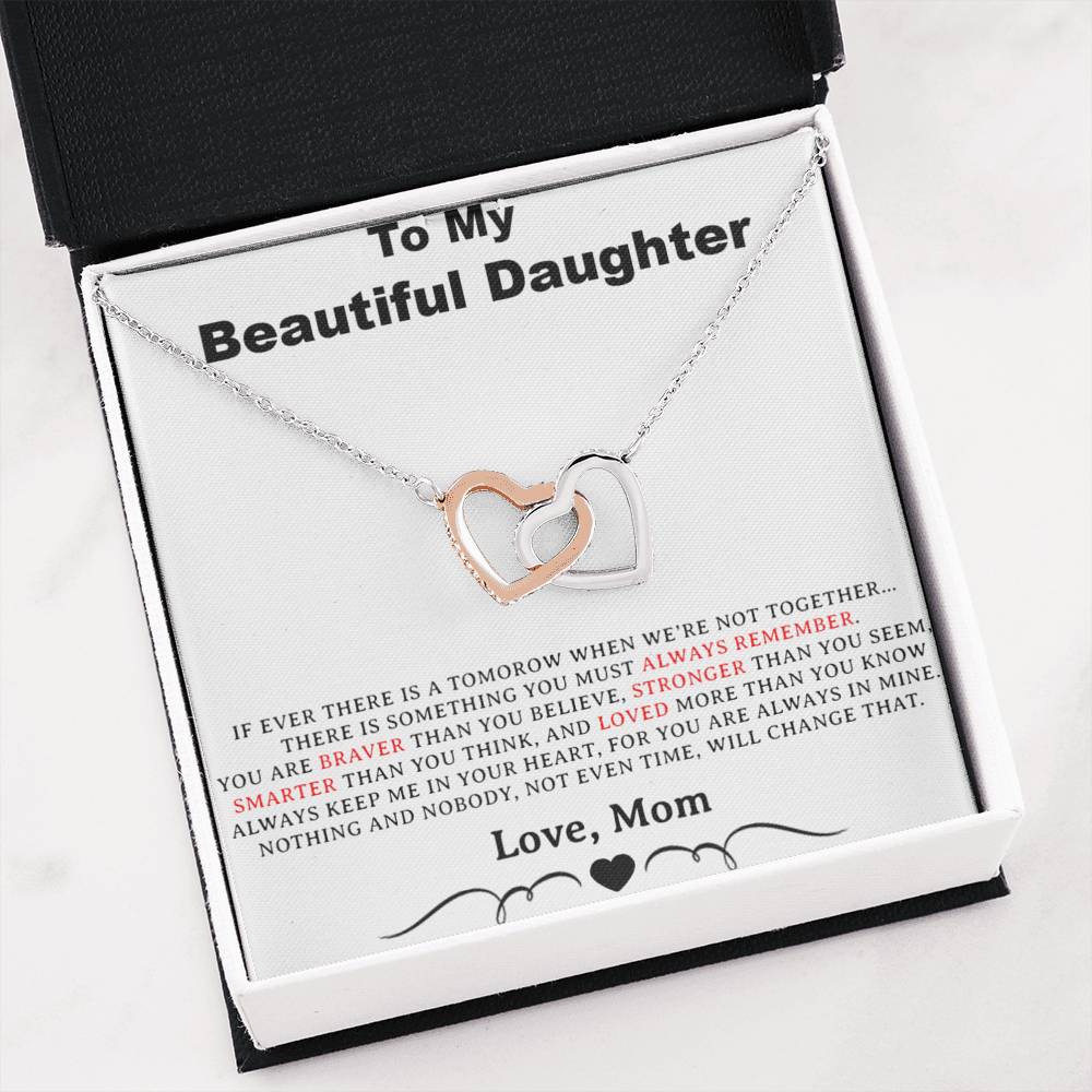 To Beautifull My Daughter Necklace, Daughter Father Necklace, Daughter Gift from Dad