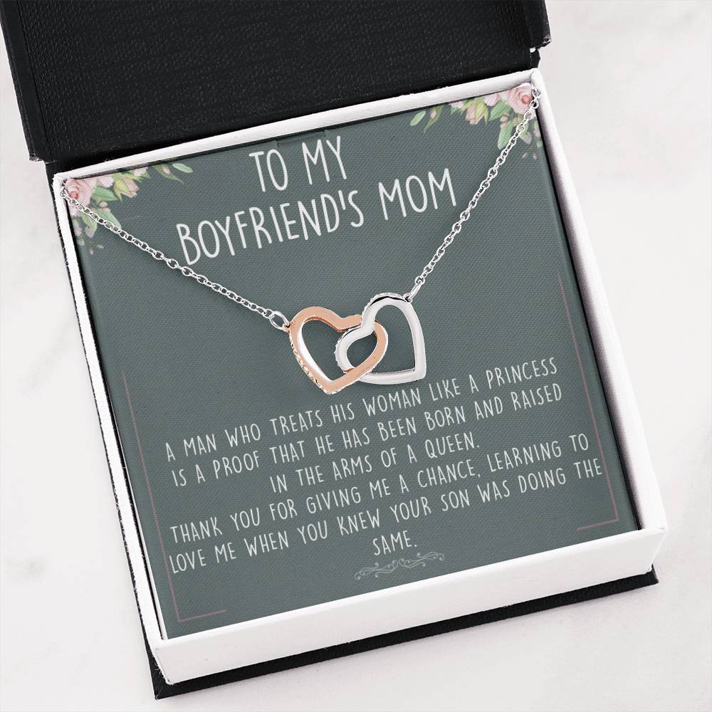 Boyfriends Mom Gift, Birthday Gift For Boyfriends Mom, Boyfriend Family, Boyfriends Mom Birthday Necklace