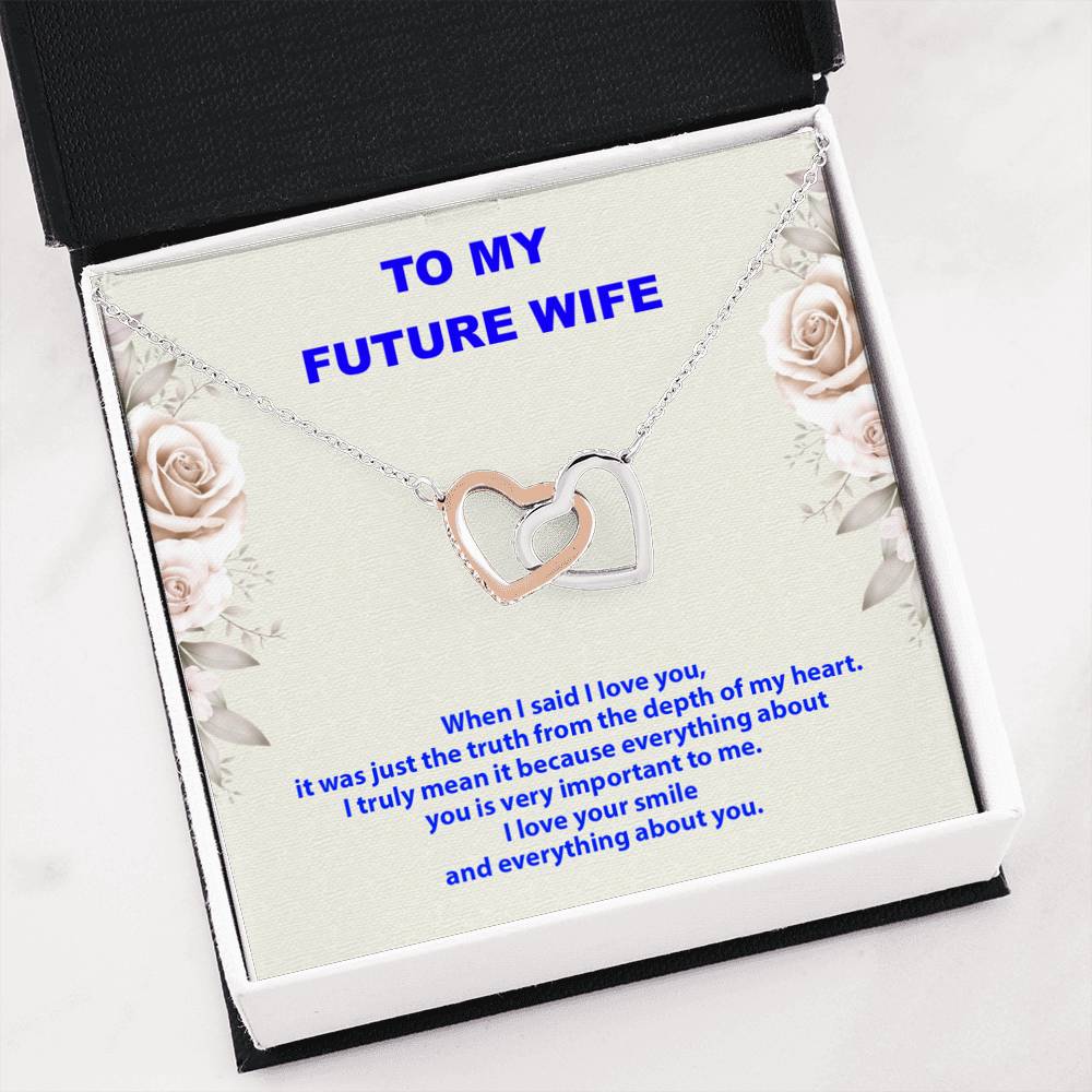 To My Future Wife Necklace, Engagement Gift for Future Wife, Birthday Gift