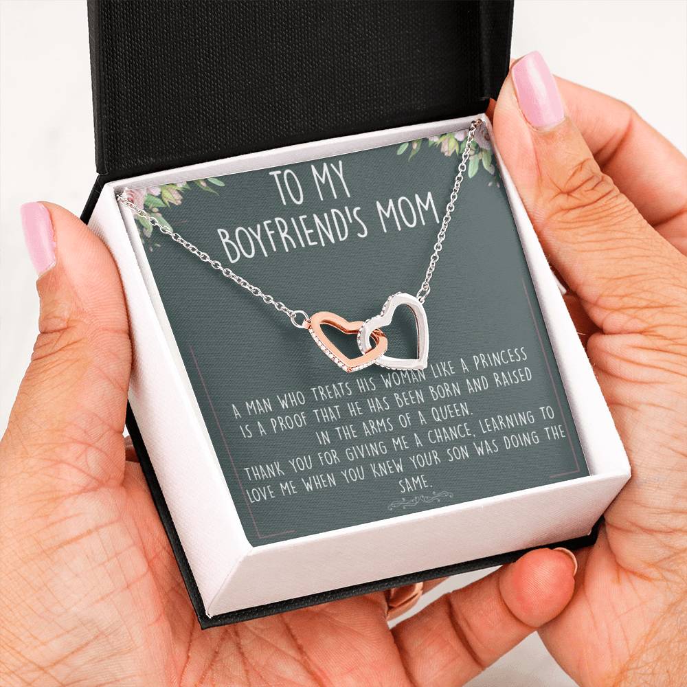 Boyfriends Mom Gift, Birthday Gift For Boyfriends Mom, Boyfriend Family, Boyfriends Mom Birthday Necklace