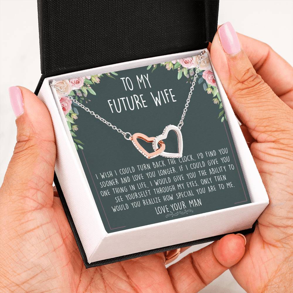 To My Future Wife Necklace, Engagement Gift For Her, Future Wife Birthday Gift