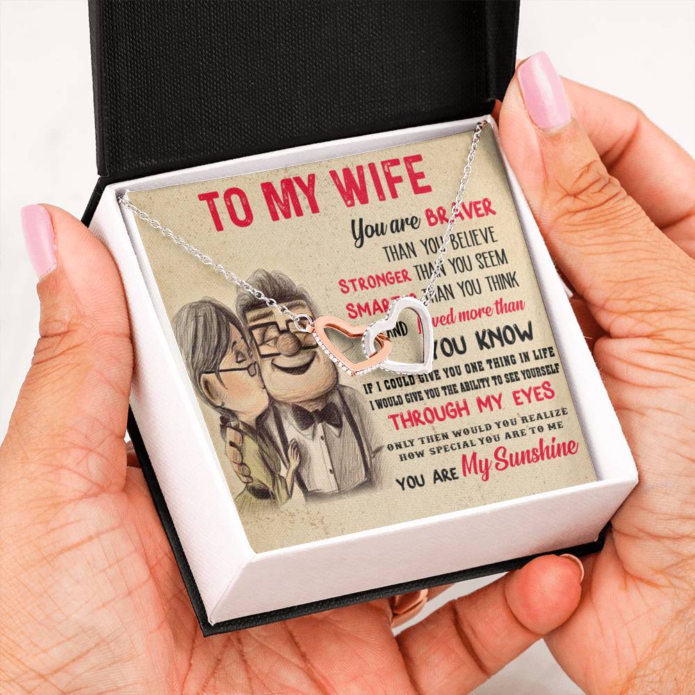 To My Wife Necklace, Engagement Gift for Future Wife, Birthday Gift