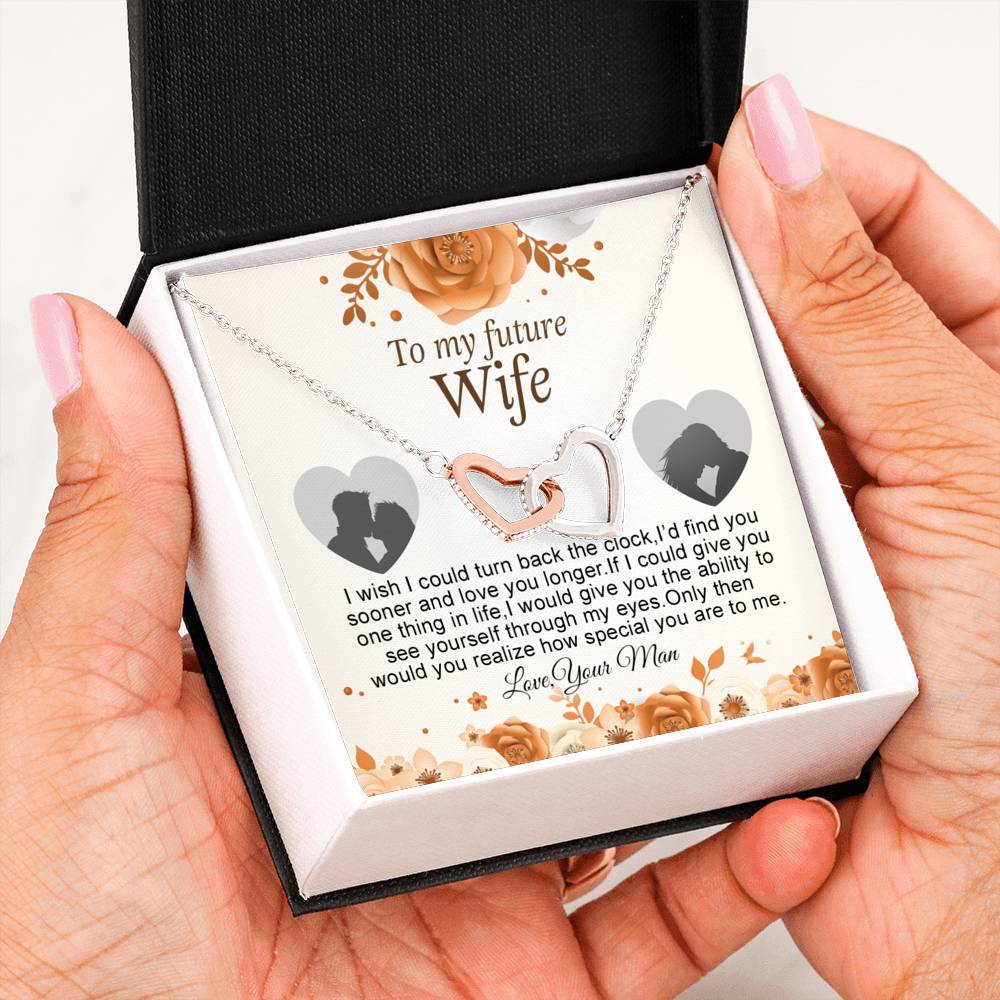 To My Future Wife Necklace, Engagement Gift For Her, Future Wife Birthday Gift