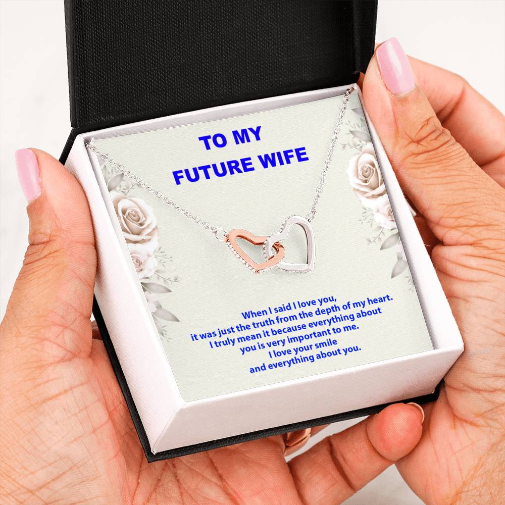 To My Future Wife Necklace, Engagement Gift for Future Wife, Birthday Gift