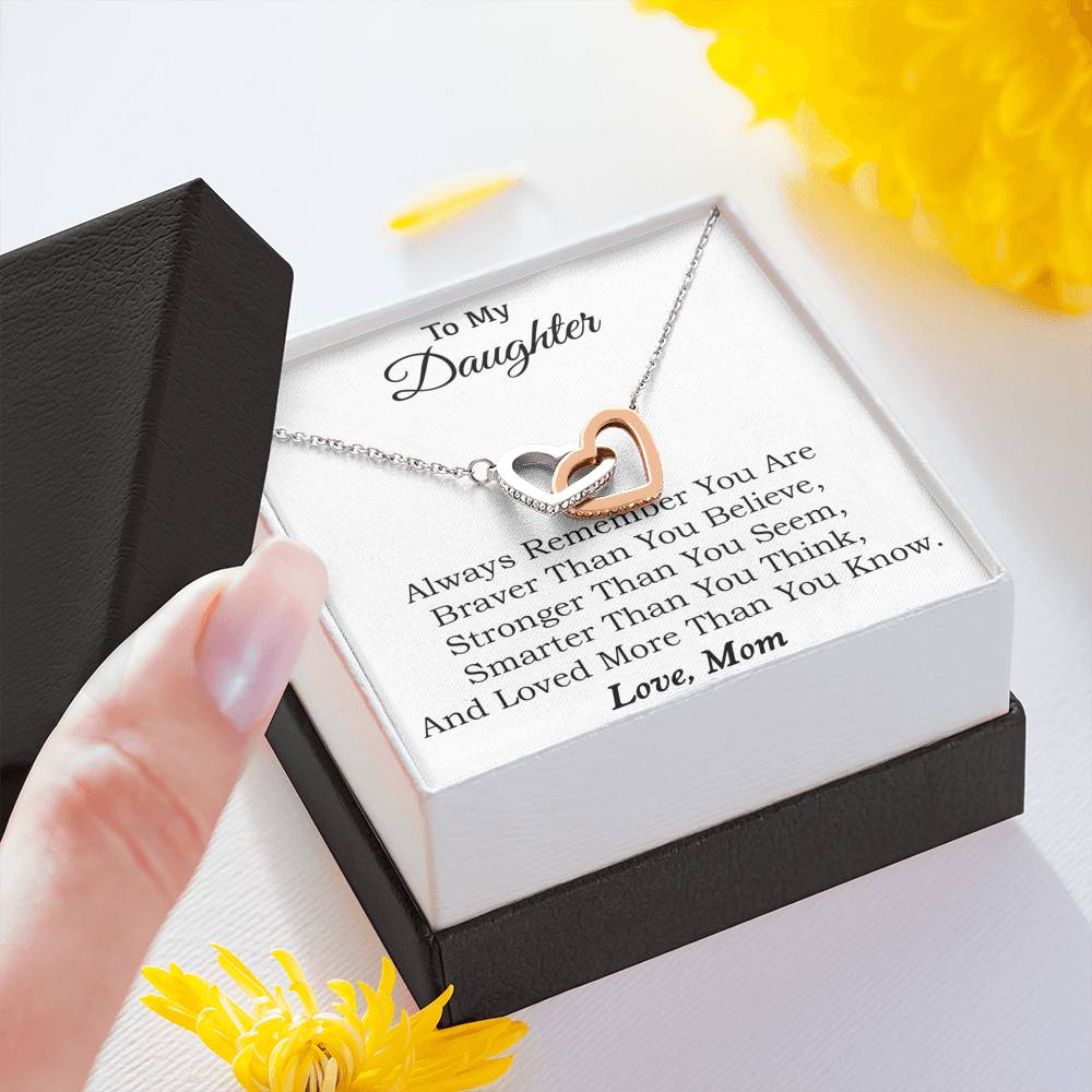To My Daughter Always Remember Necklace-Birthday Gift For Daughter-From Mom