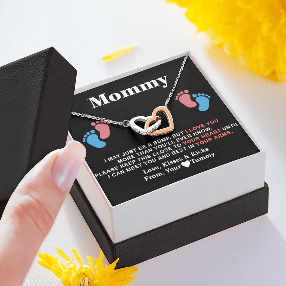 Mommy Gift Necklace, Trendy, Gift for New Mom in Hospital, Pregnancy Gift