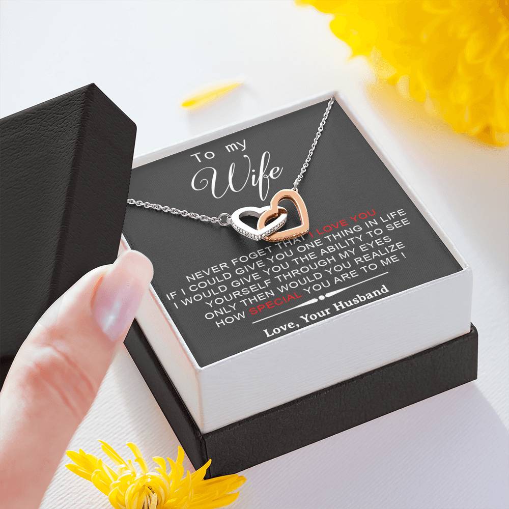 To My Wife Necklace, Engagement Gift For Her, Future Wife Birthday Gift