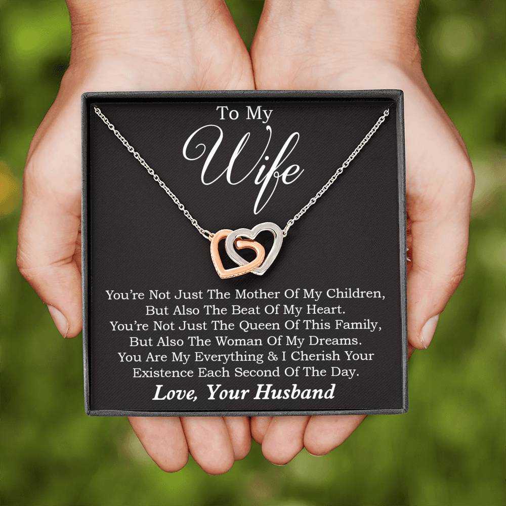 Wife Gift for Mothers Day Necklace, To Wife Mother Day Gift For Wife