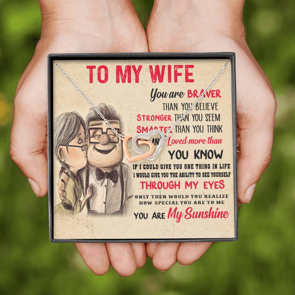 To My Wife Necklace, Engagement Gift for Future Wife, Birthday Gift