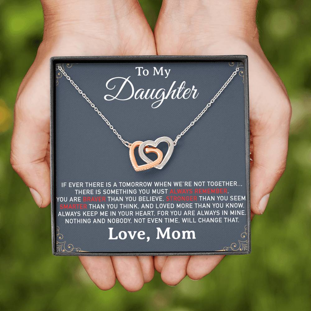To My Daughter Necklace, Daughters Birthday, Gift For Daughter From Mom