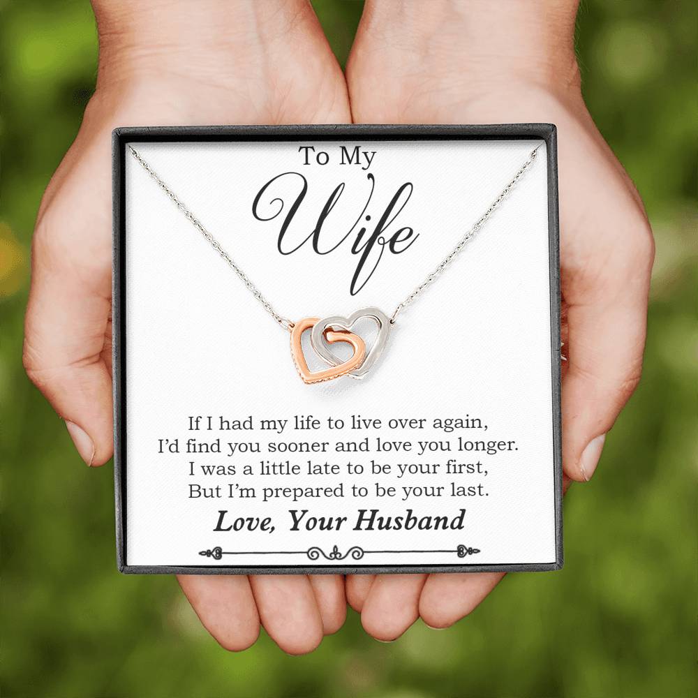 To My Wife Necklace, Engagement Gift for Future Wife, Birthday Gift