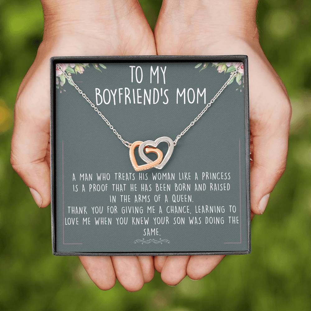 Boyfriends Mom Gift, Birthday Gift For Boyfriends Mom, Boyfriend Family, Boyfriends Mom Birthday Necklace