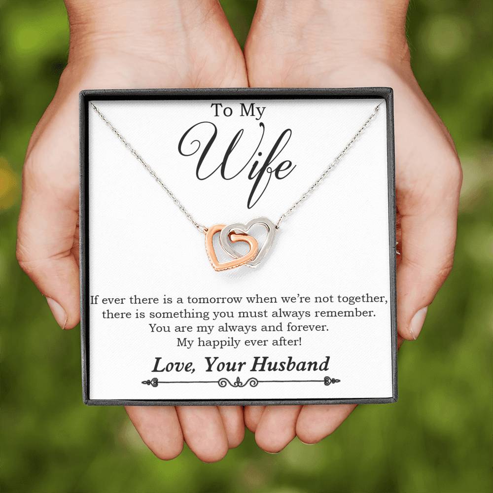 To My Wife Necklace, Engagement Gift for Future Wife, Birthday Gift