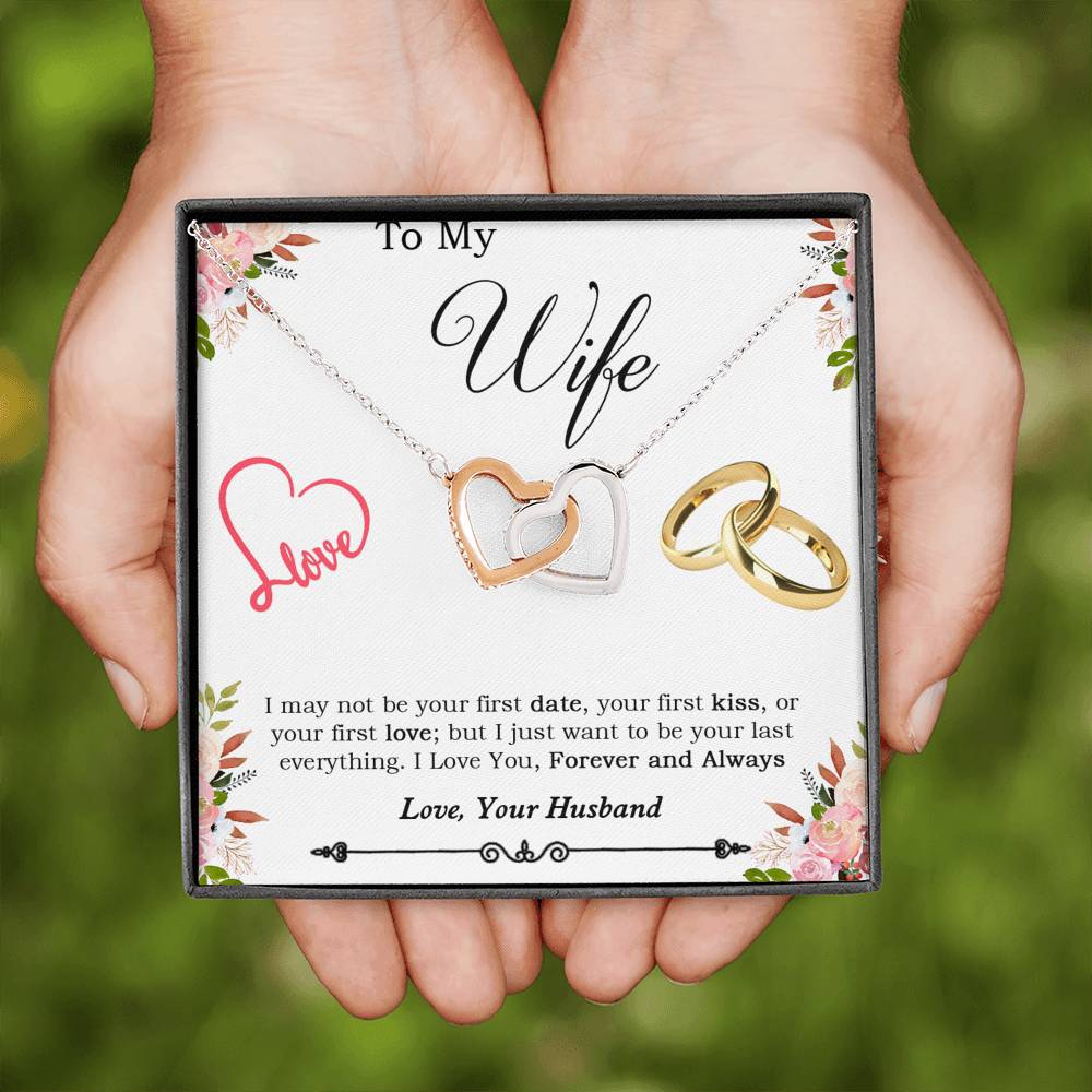 To My Wife Necklace, Engagement Gift for Future Wife, Birthday Gift