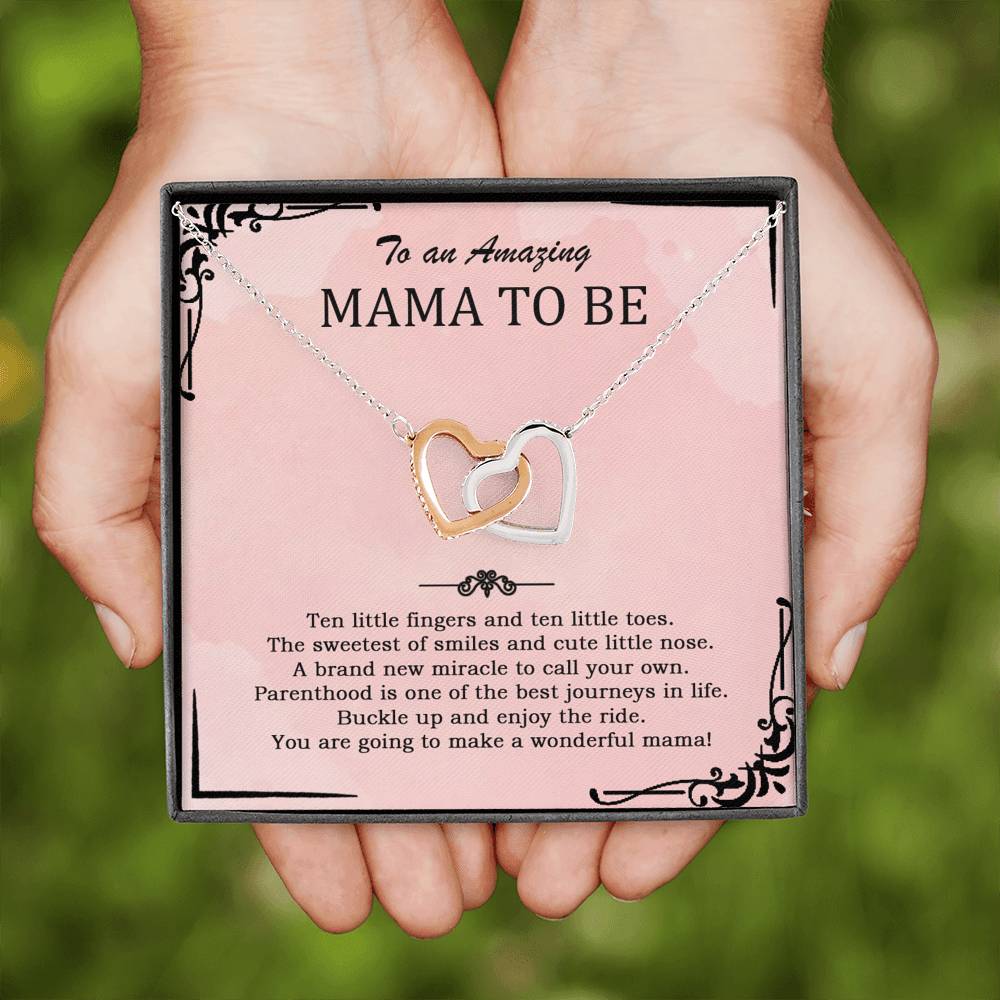 To My Amazing First Time Mom Necklace, Pregnancy Gift for Best Friend, Gift for Mom