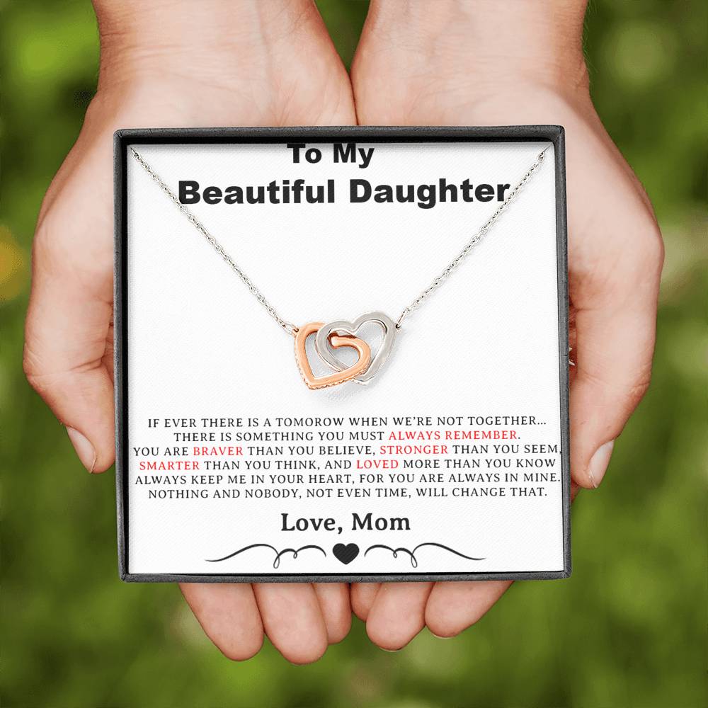 To Beautifull My Daughter Necklace, Daughter Father Necklace, Daughter Gift from Dad