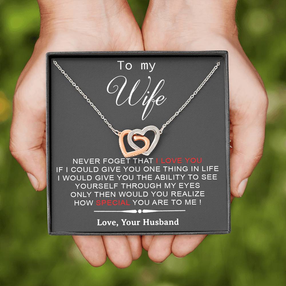 To My Wife Necklace, Engagement Gift For Her, Future Wife Birthday Gift