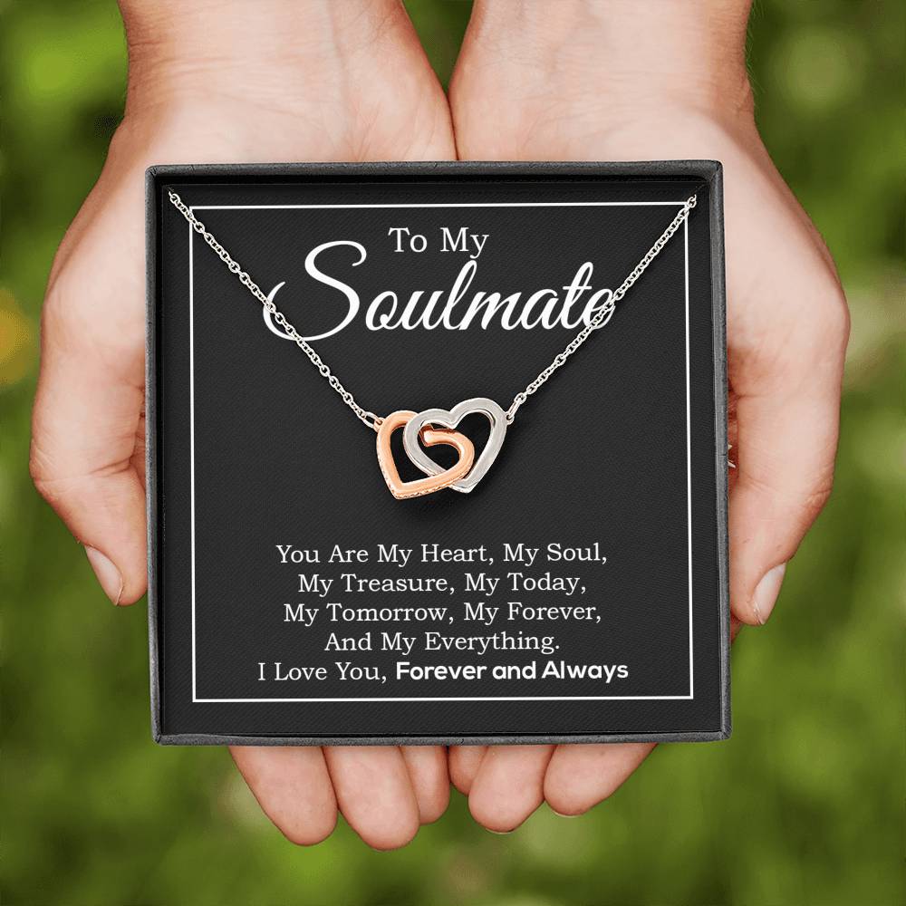 To My Soulmate Necklace Gift For Her, Soulmate Gift, Soulmate Jewelry