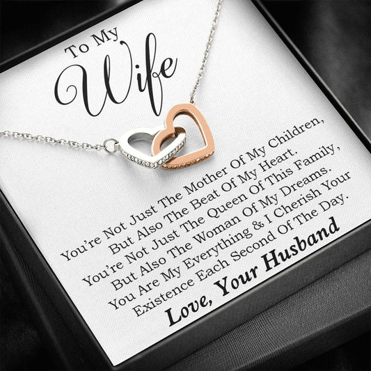 To My Wife Necklace, Engagement Gift for Future Wife, Birthday Gift