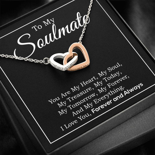 To My Soulmate Necklace Gift For Her, Soulmate Gift, Soulmate Jewelry