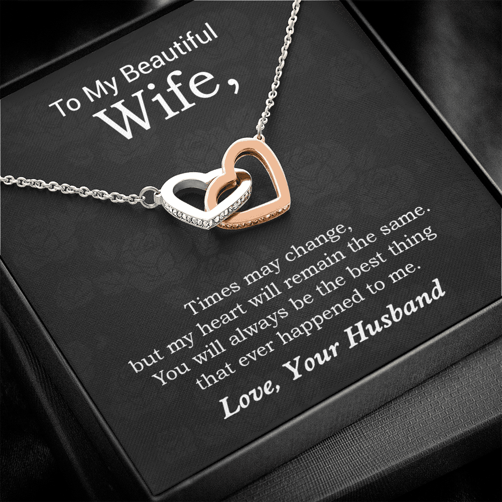 To my Beautiful Wife Necklace, Wife Necklace Gift from Husband, Birthday Gifts