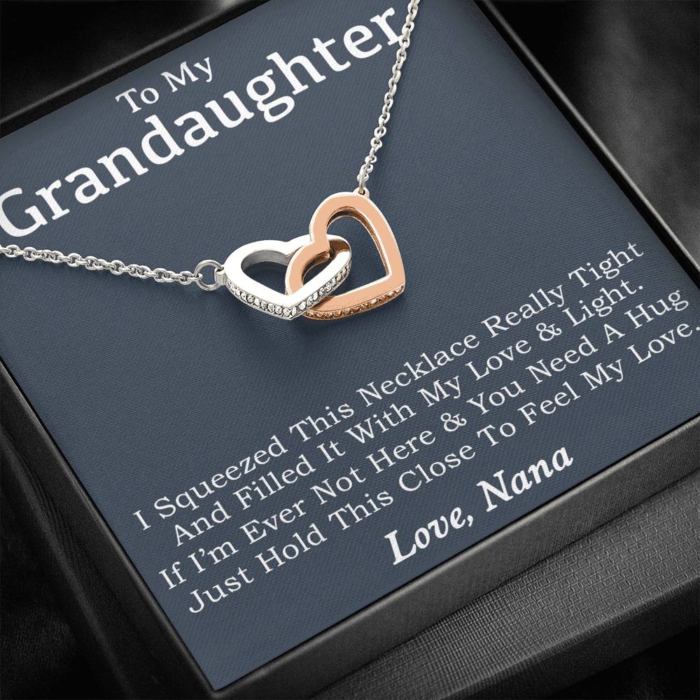 To My Granddaughter Necklace, Granddaughter Gift, Gifts for Granddaughters, Granddaughter Necklace