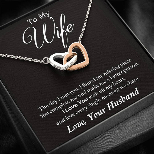 To My Wife Necklace, Engagement Gift for Future Wife, Birthday Gift