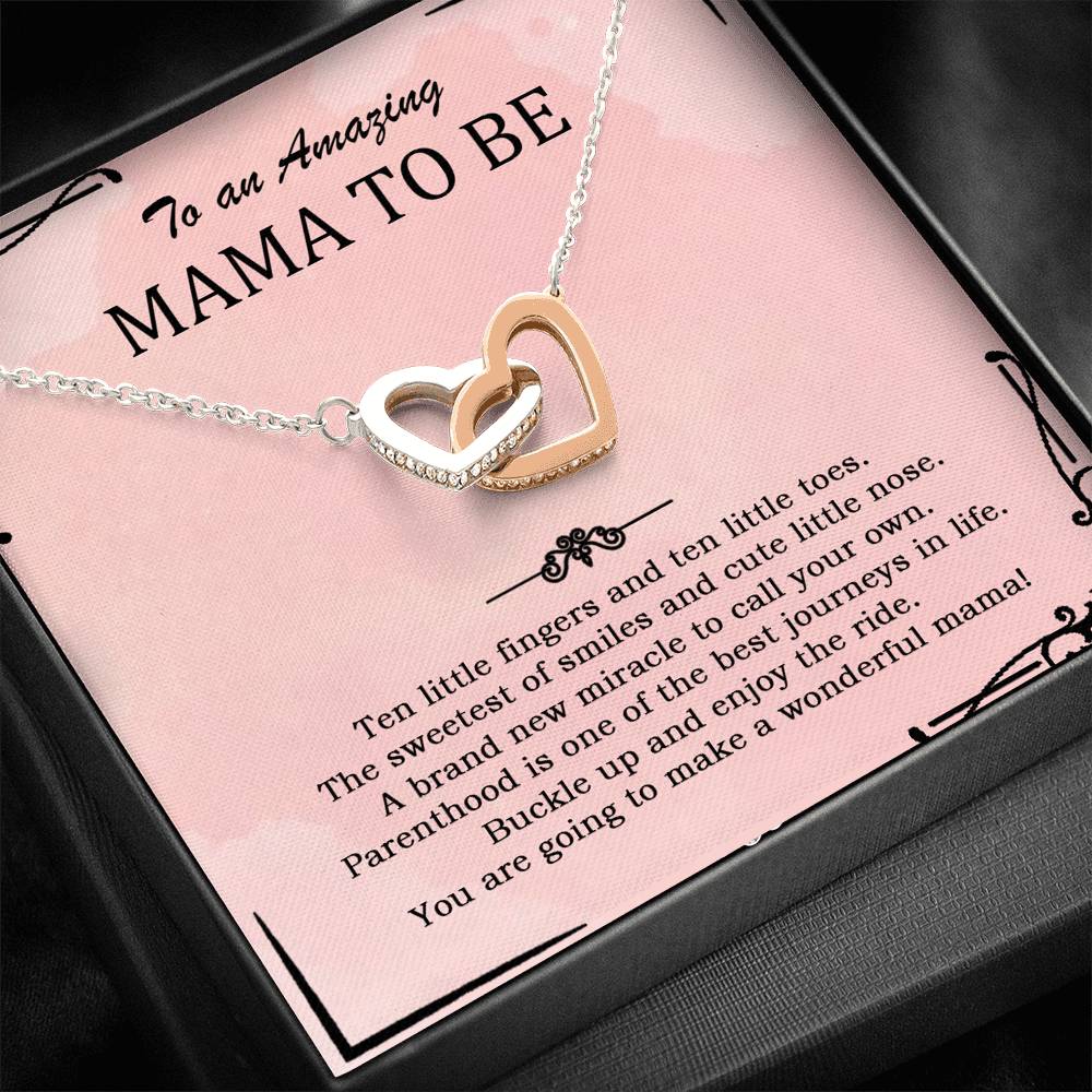 To My Amazing First Time Mom Necklace, Pregnancy Gift for Best Friend, Gift for Mom