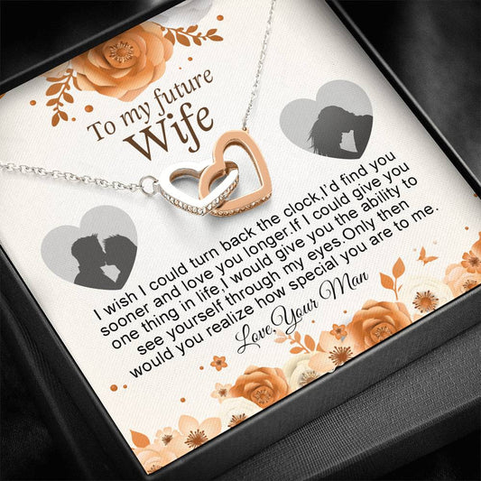 To My Future Wife Necklace, Engagement Gift For Her, Future Wife Birthday Gift