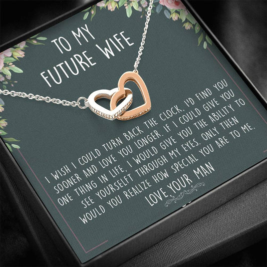 To My Future Wife Necklace, Engagement Gift For Her, Future Wife Birthday Gift