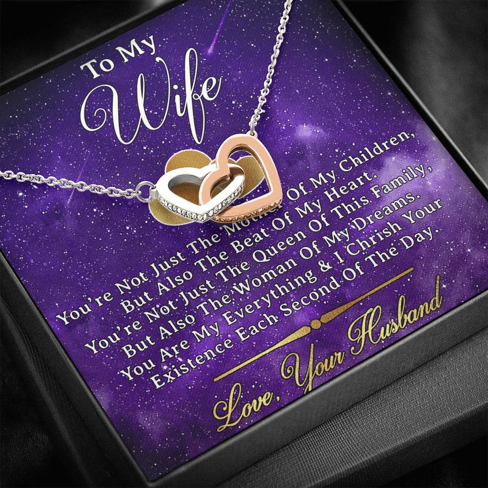To My Wife Necklace, Engagement Gift for Future Wife,Happy Valentines Day