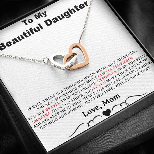 To Beautifull My Daughter Necklace, Daughter Father Necklace, Daughter Gift from Dad