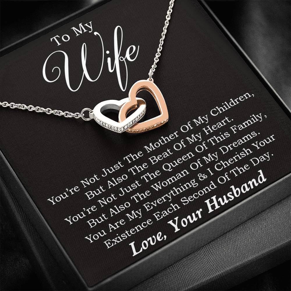 Wife Gift for Mothers Day Necklace, To Wife Mother Day Gift For Wife