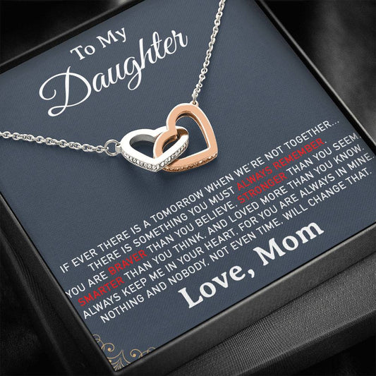 To My Daughter Necklace, Daughters Birthday, Gift For Daughter From Mom