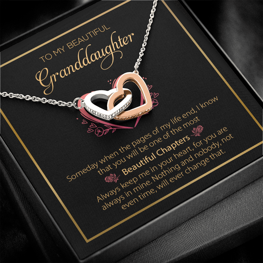 To My Granddaughter Necklace, Granddaughter Necklace, Granddaughter Gifts