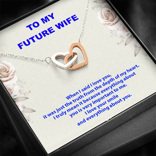 To My Future Wife Necklace, Engagement Gift for Future Wife, Birthday Gift