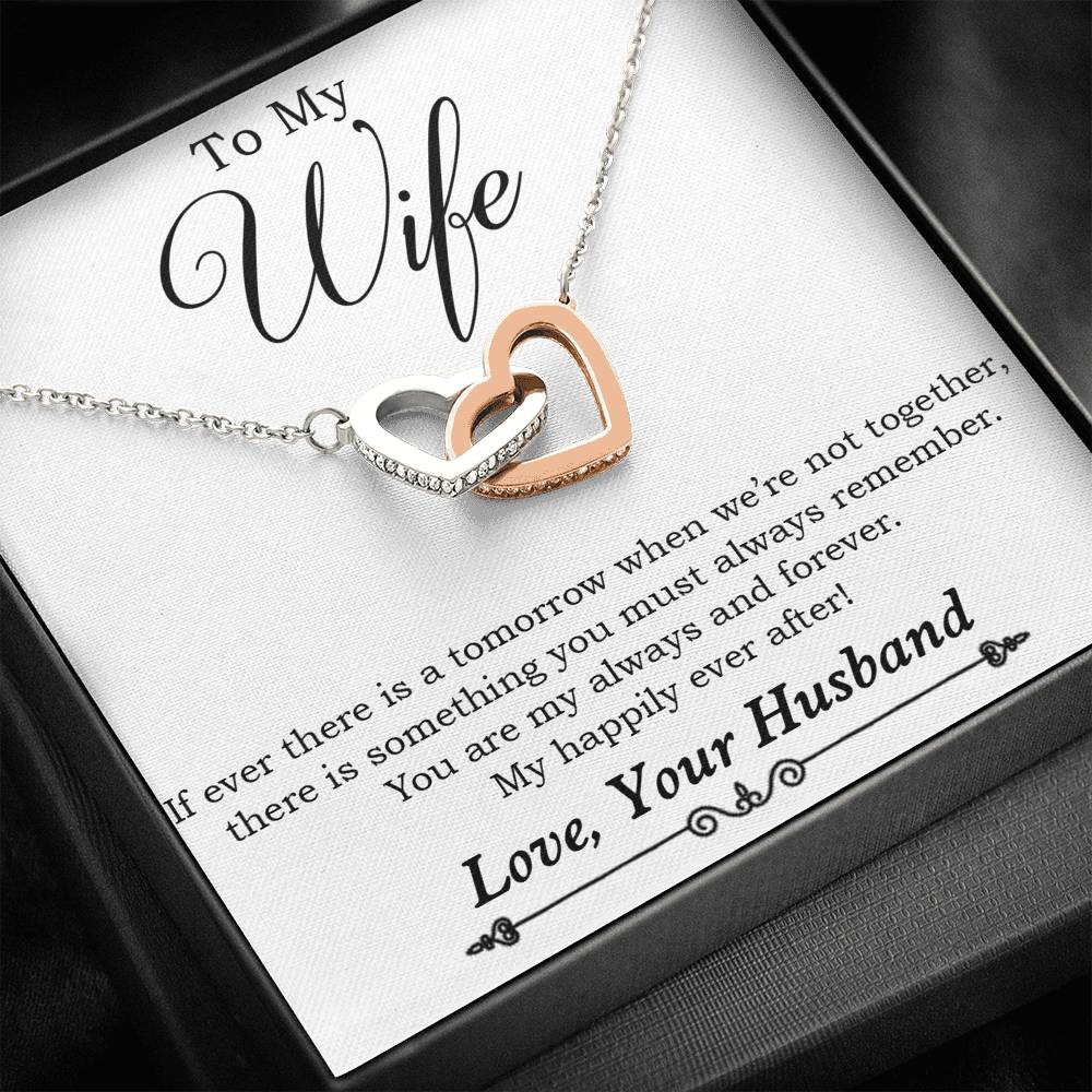 To My Wife Necklace, Engagement Gift for Future Wife, Birthday Gift