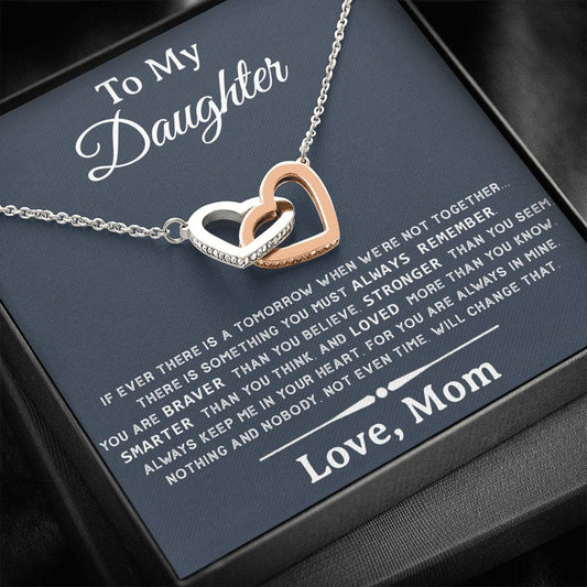 To My Daughter Necklace, Daughters Birthday, Gift For Daughter From Mom