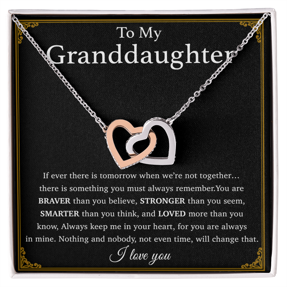 To My Granddaughter Necklace, Birthday Gift For Granddaughter, Birthday Gifts