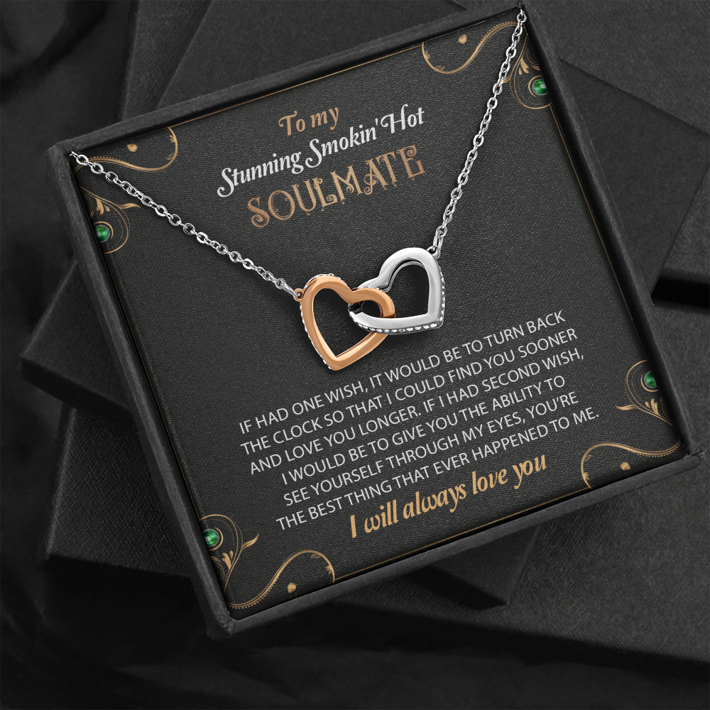 To My Stunning Smoking Hot Soulmate Necklace, Gift For Wife, Birthday Gift