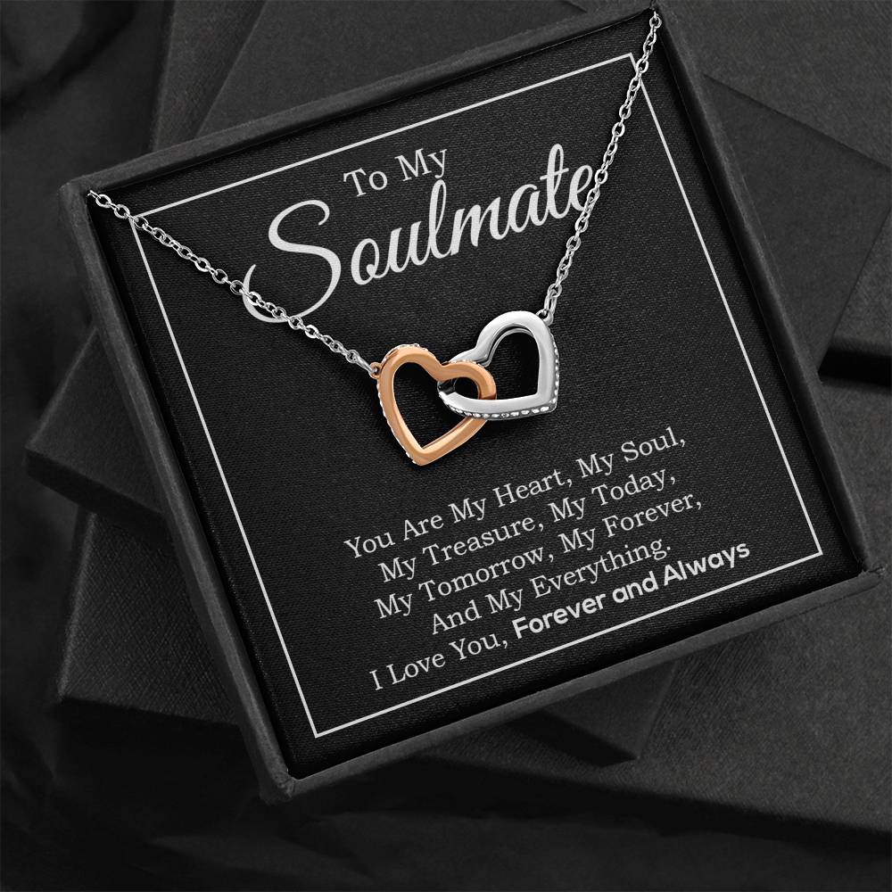 To My Soulmate Necklace Gift For Her, Soulmate Gift, Soulmate Jewelry