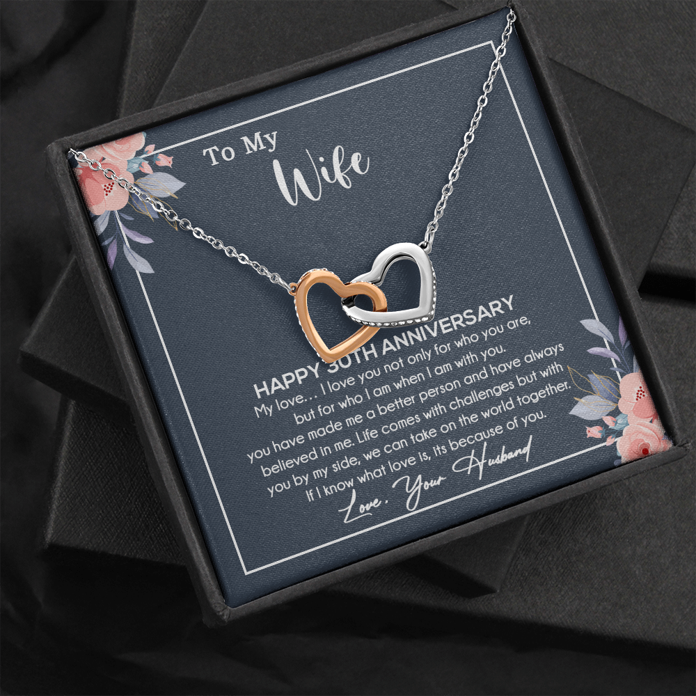 30th Anniversary Gift For Wife Necklace, 30 Year Anniversary, 30th Wedding Gift