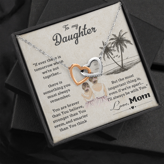To My Daughter Necklace, Gift For Daughter From Mom, Mother's Day Gift