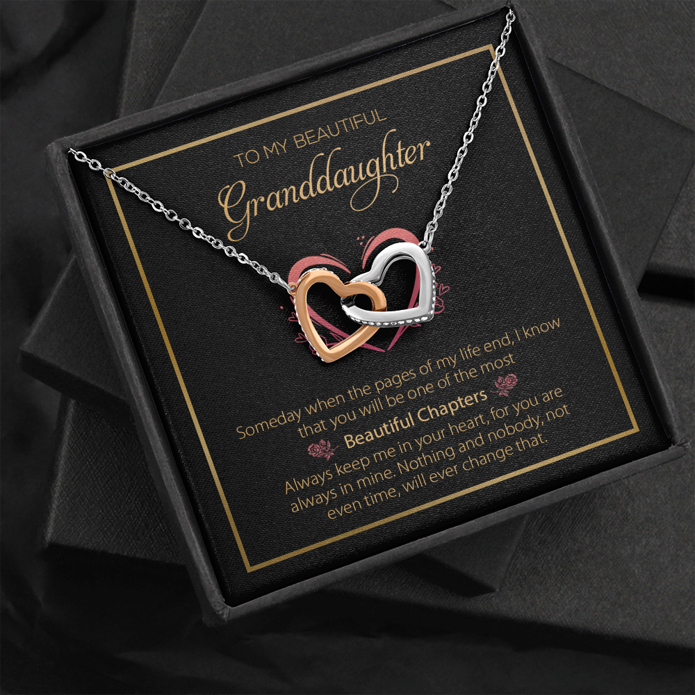 To My Granddaughter Necklace, Granddaughter Necklace, Granddaughter Gifts