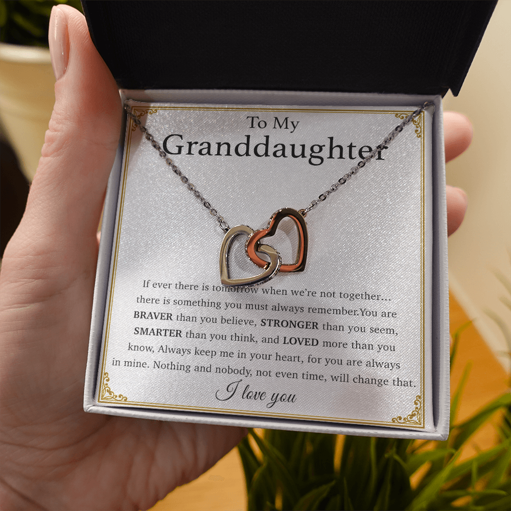 To My Granddaughter Necklace, Birthday Gift For Granddaughter, Birthday Gifts
