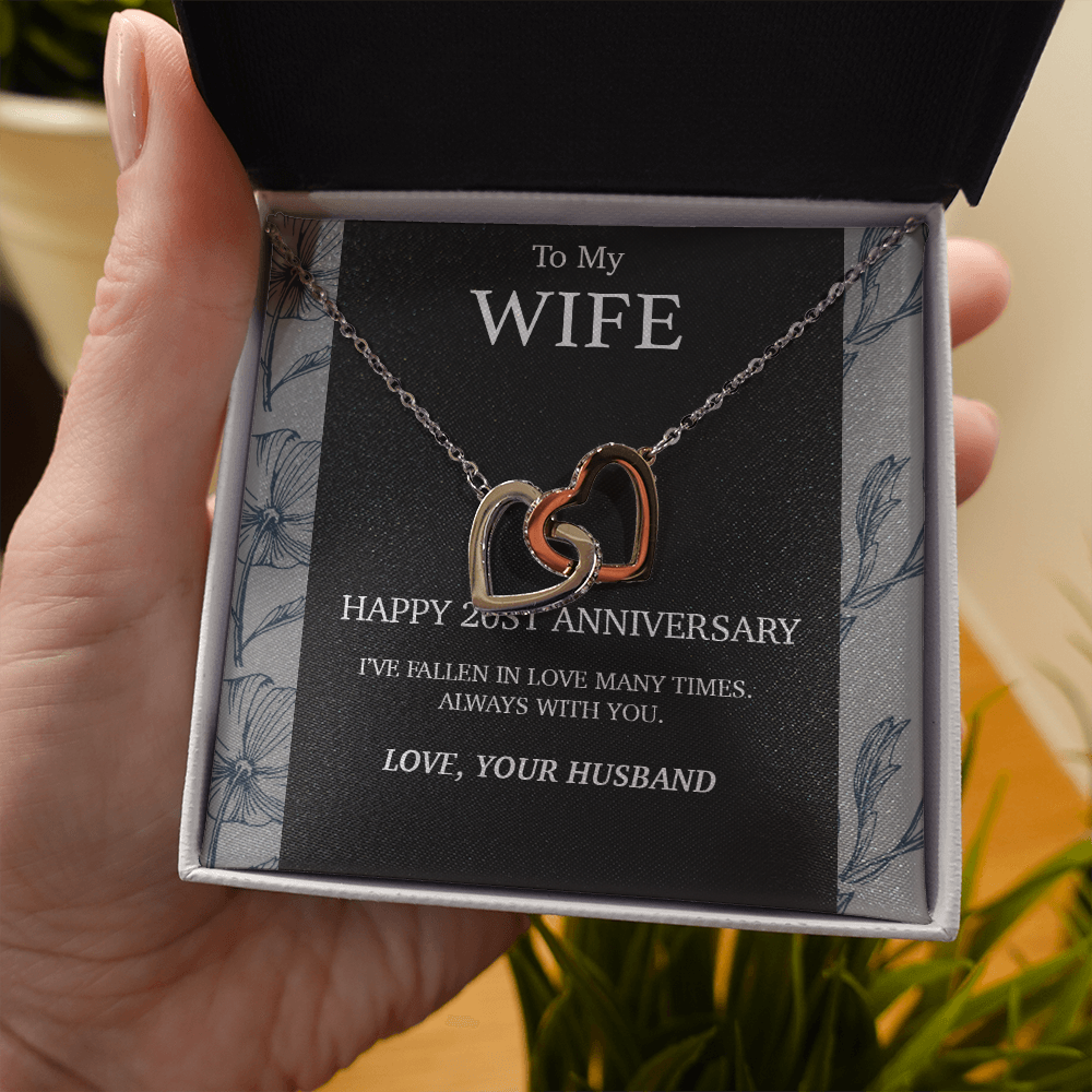 20 Year Anniversary Gift For Wife Necklace,Year Anniversary Gift,20 Year Wedding
