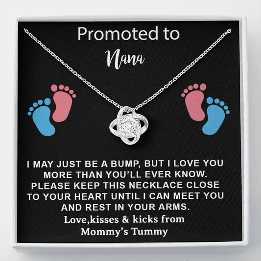 Promoted to Nana Necklace, Grandmother Announcement Necklace,Nana To Be Gift Necklace