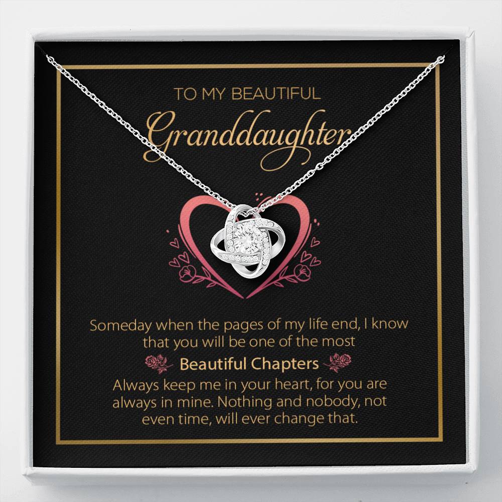 To My Granddaughter Necklace, Granddaughter Necklace, Granddaughter Gifts